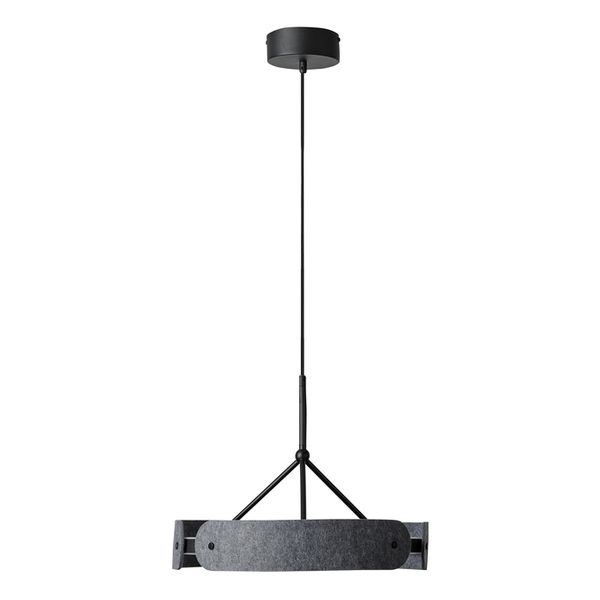 Decor Curve Felt Pendant 33W 830 Dark Grey - , изображение 3