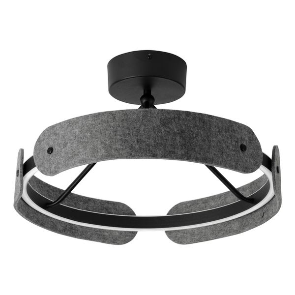 Decor Curve Felt Ceiling 33W 830 Dark Grey - 
