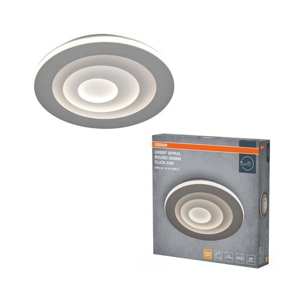Orbis Spiral Round 365mm 34W Click Dim 830 Grey - , изображение 2