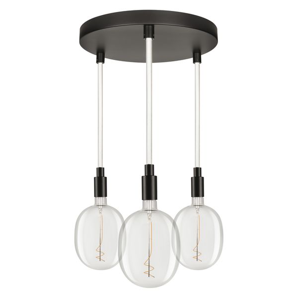 Decor Glow Pendant Plate 3xE27 LED Select - , изображение 2