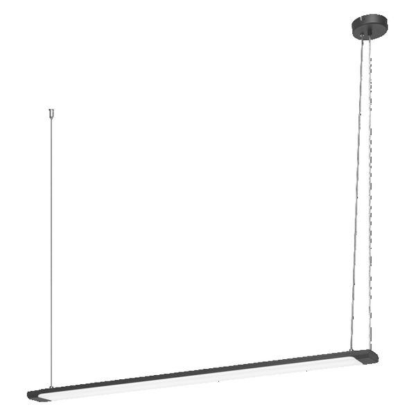 Office Line Slab 1.2m 40W 840 DIM Black - , изображение 4