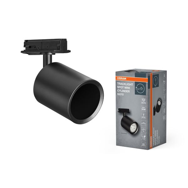 Tracklight Spot Mini Cylinder GU10 Black - , изображение 2