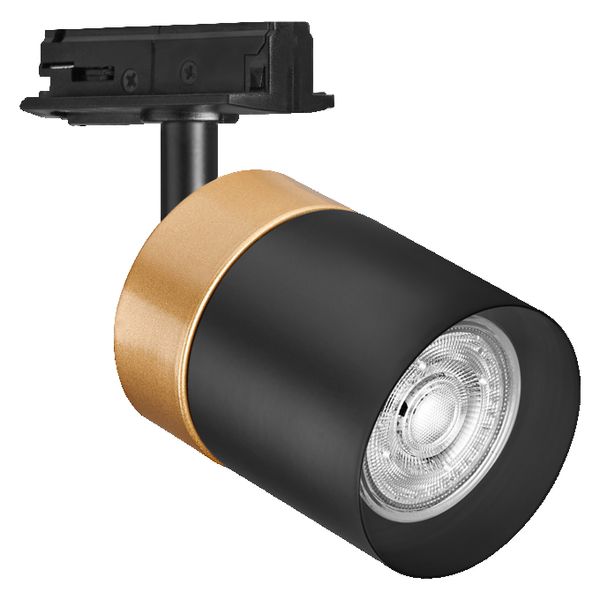 Tracklight Spot Cylinder Gold GU10 Black - 