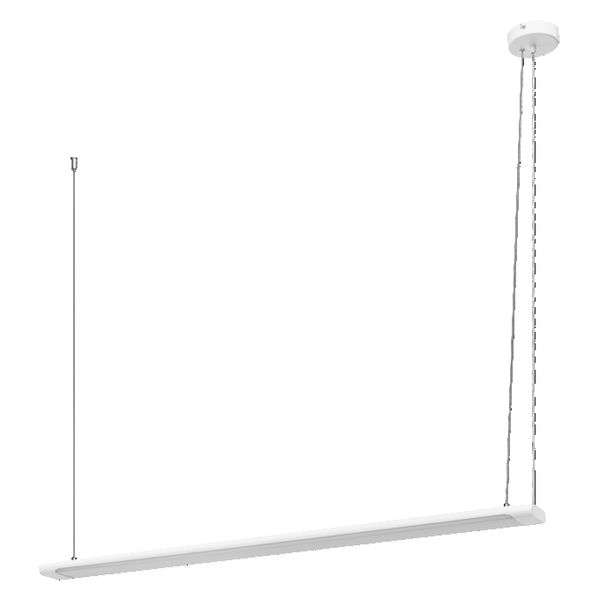 Office Line Slab 1.2m 40W 840 DIM White - 