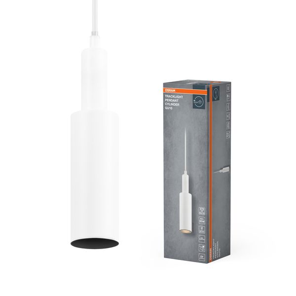 Tracklight Pendant Cylinder GU10 White - , изображение 2