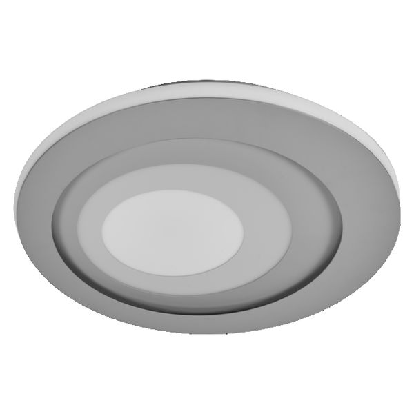 Orbis Spiral Round Central Light 505mm 38W Click Dim 830 Grey - 