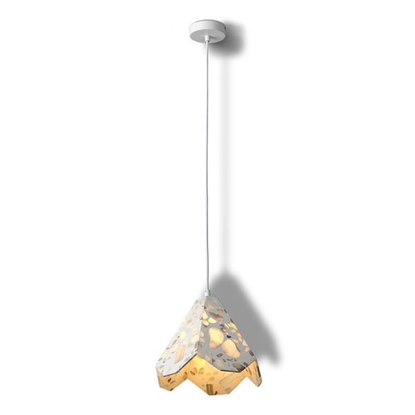 Decor Gleam Pendant Flower E27 White - , изображение 4