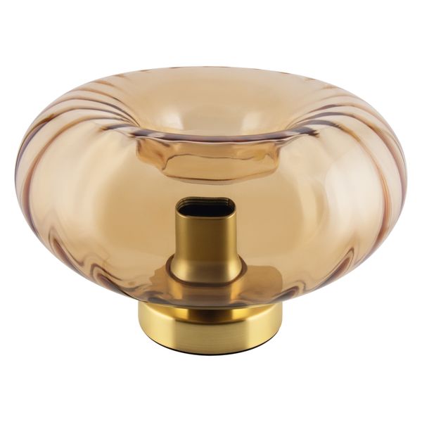 Decor Gold Glass Table E27 Gold - 