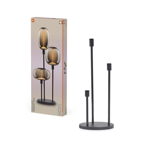 Decor Stick Floor DIM 3 x E27 Dark Grey - , изображение 5