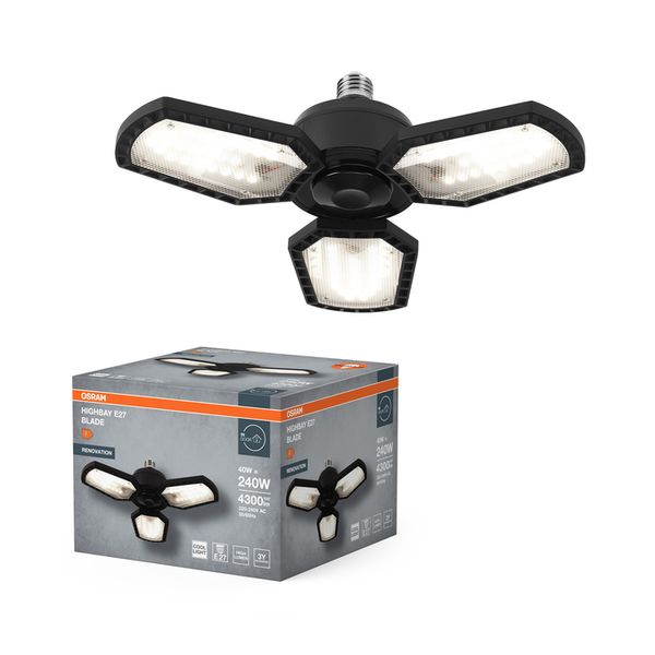 Highbay Blade E27 40W 840 E27 Black - , изображение 2
