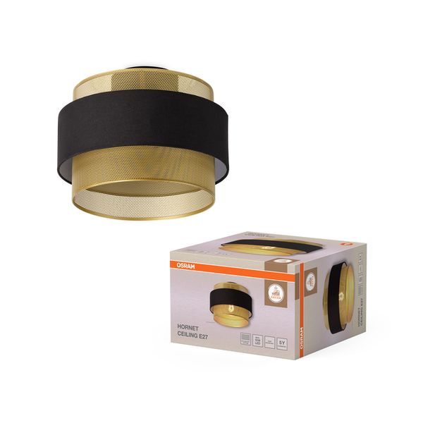 Decor Hornet Ceiling 1XE27 Black - , изображение 3