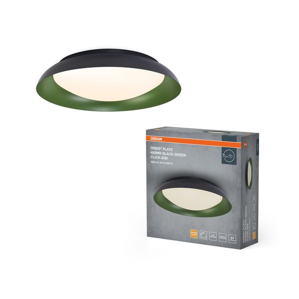Orbis Plate 480MM 45W 830 Click DIM Black and Green - , изображение 2