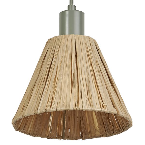 Decor Raffia Pendant 1XE27 Green - 