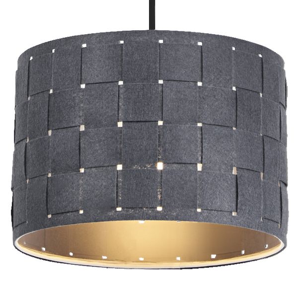 Decor Felt Weaving Pendant 280 mm E27 Dark Grey - , изображение 4