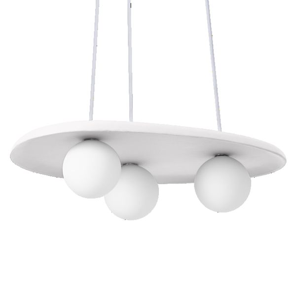 Decor Plaster Nest Pendant 3XG9 White - 