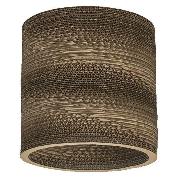 Decor Cardboard Cylinder Ceiling E27 Brown - 