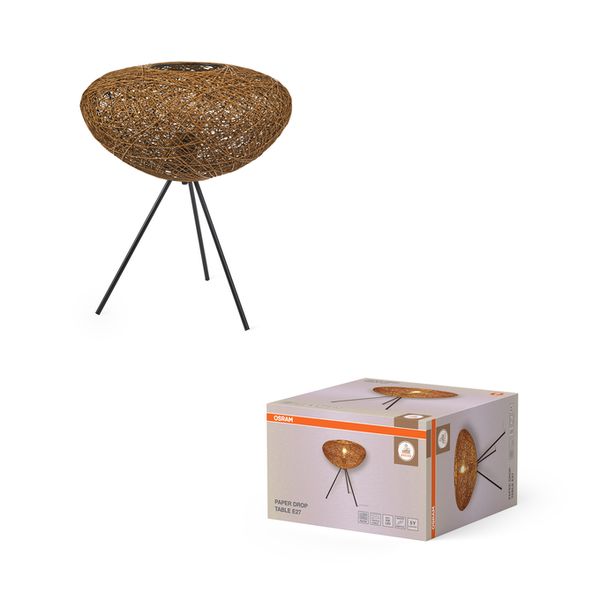 Decor Paper Drop Table 1XE27 Beige - , изображение 2