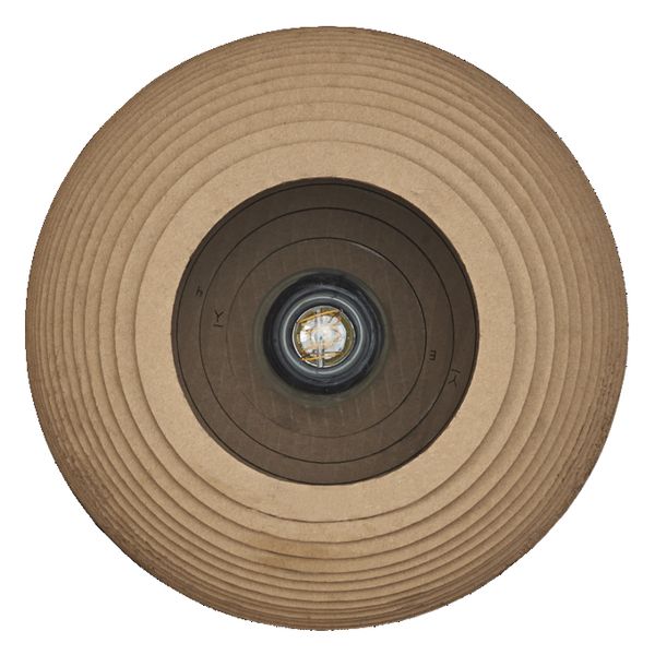 Decor Cardboard Ball Ceiling E27 Brown - , изображение 3