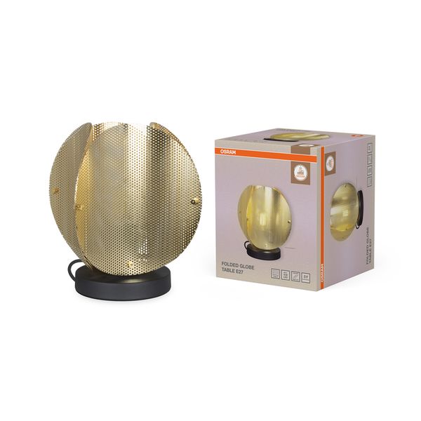 Decor Folded Globe Table E27 Gold - , изображение 2