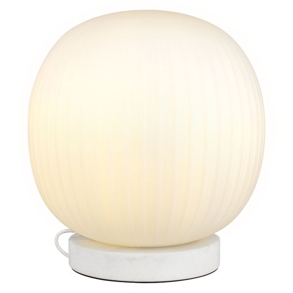 Decor Glass Lantern Marble Table E27 - , изображение 3