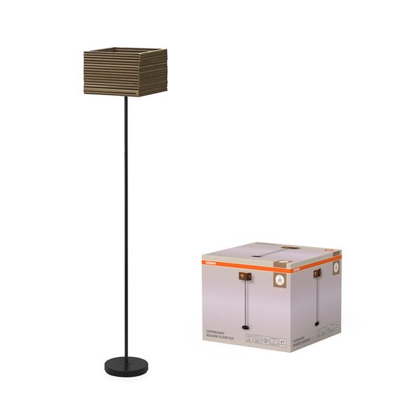 Decor Cardboard Square Floor E27 Brown - , изображение 2