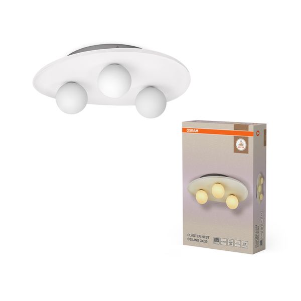 Decor Plaster Nest Ceiling 3XG9 White - , изображение 2