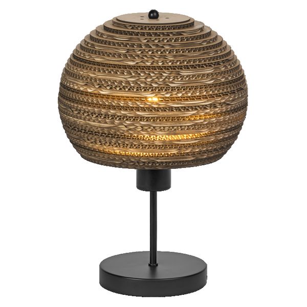 Decor Cardboard Ball Table E27 Brown - , изображение 4