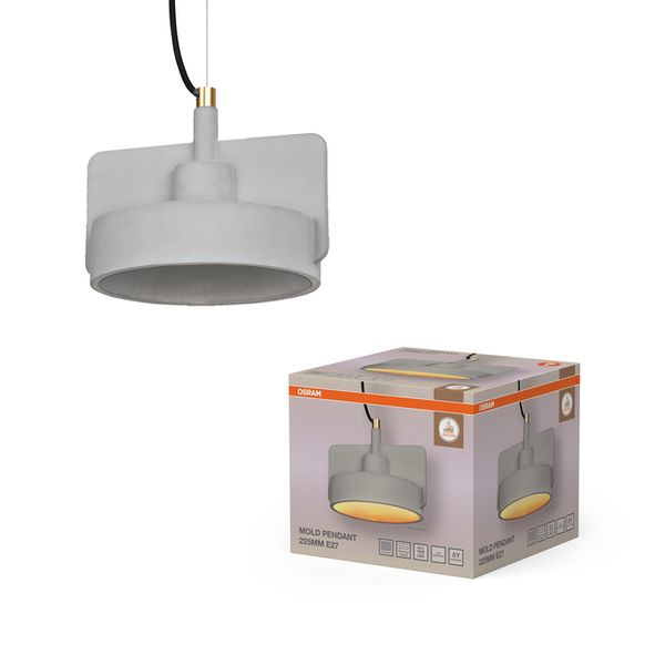 Decor Mold Pendant 225MM 1XE27 Dark Grey - , изображение 2
