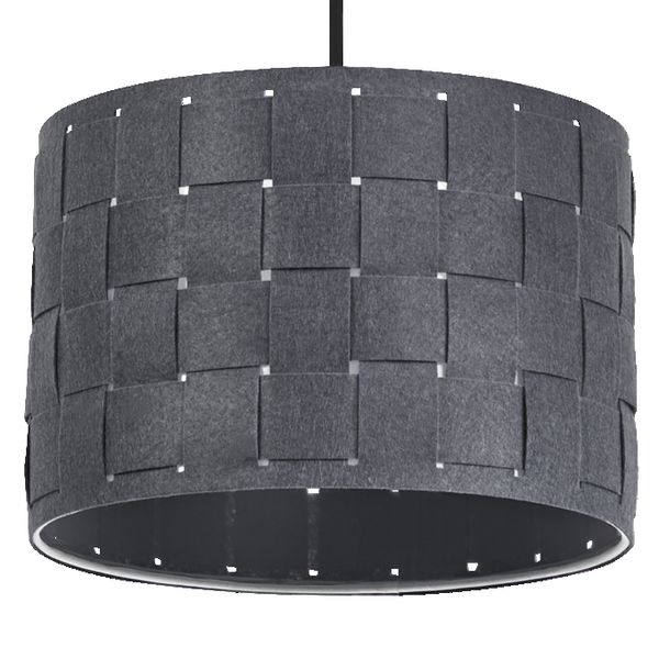 Decor Felt Weaving Pendant 280 mm E27 Dark Grey - 