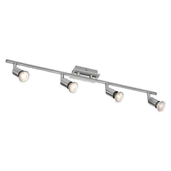 LED Spot Cylinder Duo 4xGU10 Brushed Nickel - , изображение 5