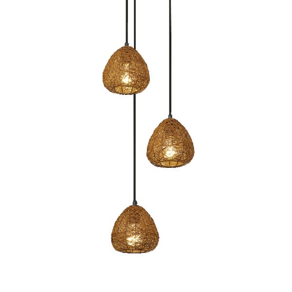 Decor Paper Drop Pendant Plate 3XE27 Beige - , изображение 4