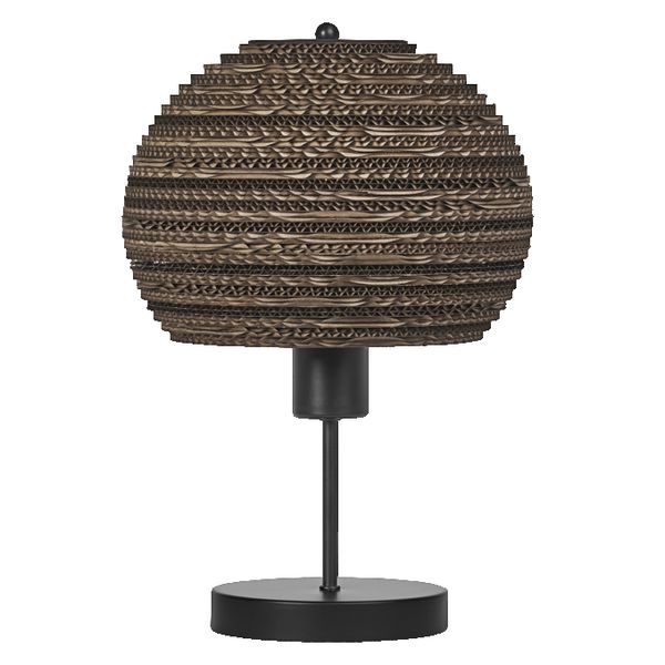 Decor Cardboard Ball Table E27 Brown - , изображение 3