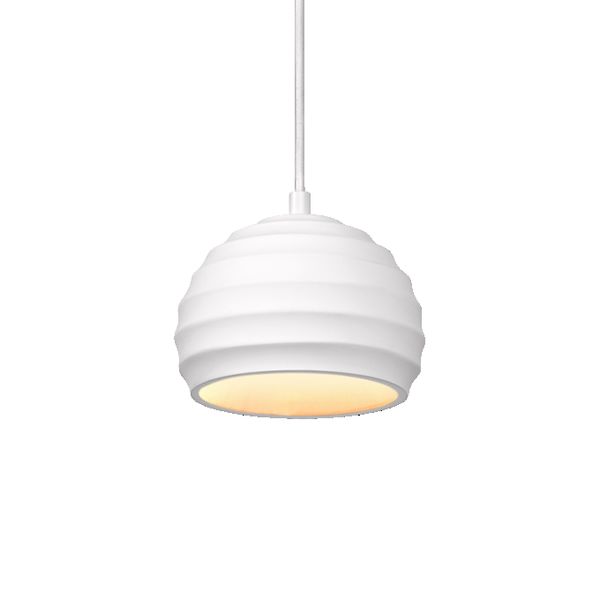 Decor Plaster Cup Pendant E27 White - , изображение 4