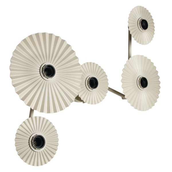 Decor Plisse Wall 5 x E27 Beige - 