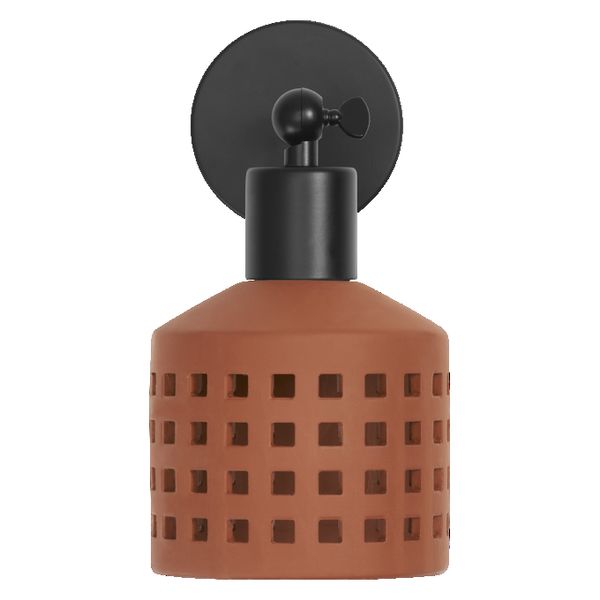 Decor Clay Windows Wall 1XE27 Brown - , изображение 3