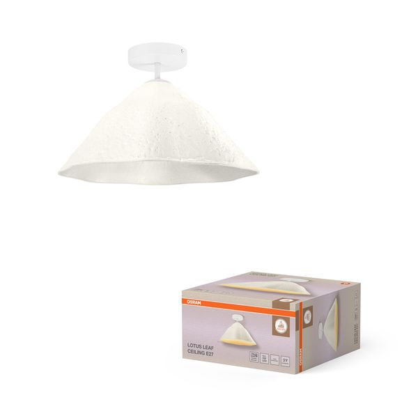 Decor Lotus Leaf Ceiling E27 White - , изображение 2