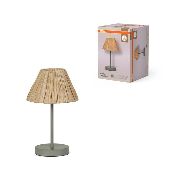 Decor Raffia Table E27 Green - , изображение 2
