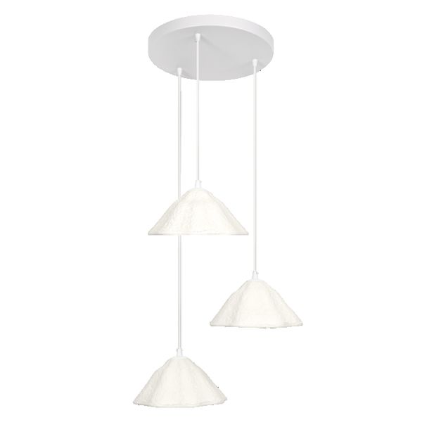 Decor Lotus Leaf Pendant 3XE14 White - , изображение 3