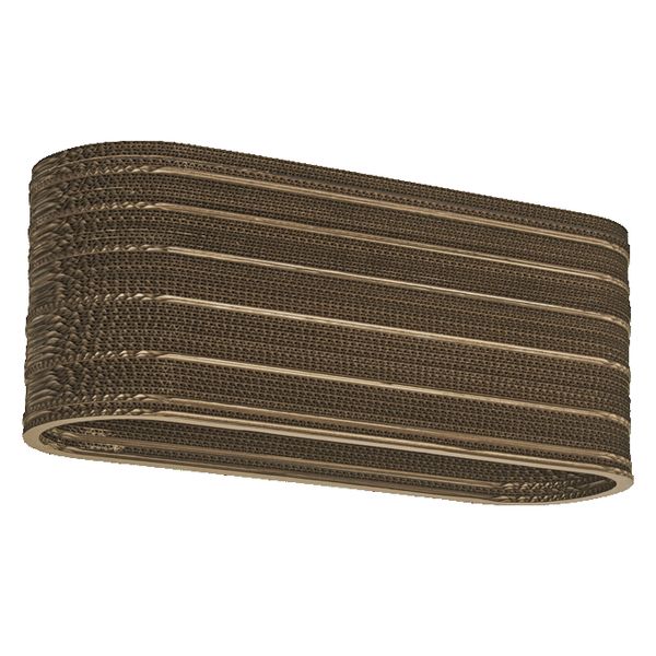 Decor Cardboard Oval Ceiling 3XE27 Brown - 