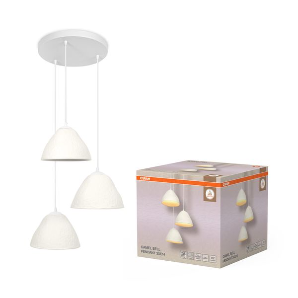 Decor Camel Bell Pendant 3XE14 White - , изображение 2