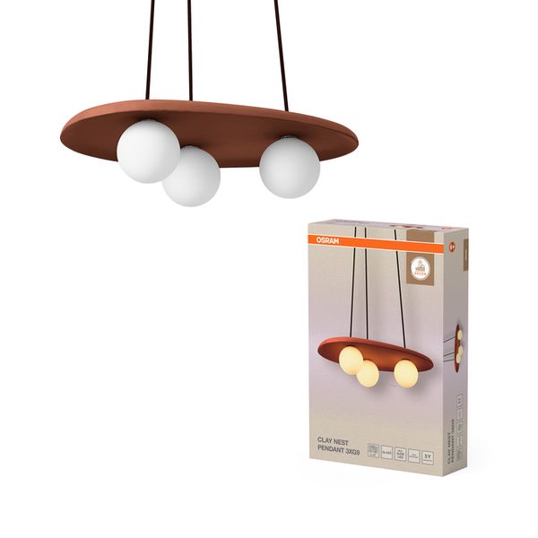 Decor Clay Nest Pendant 3XG9 Brown - , изображение 2