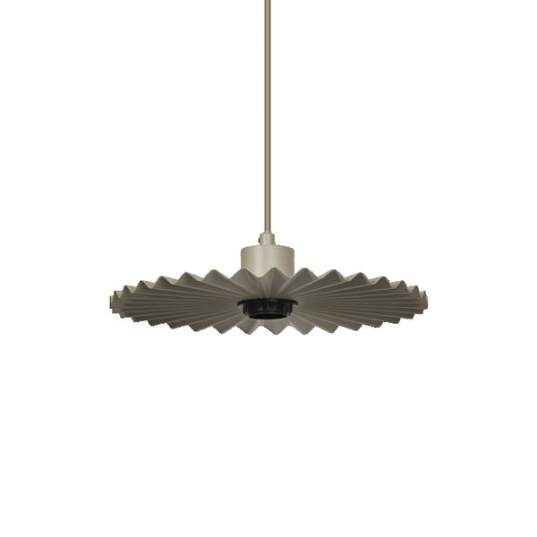 Decor Plissee Pendant E27 Beige - 
