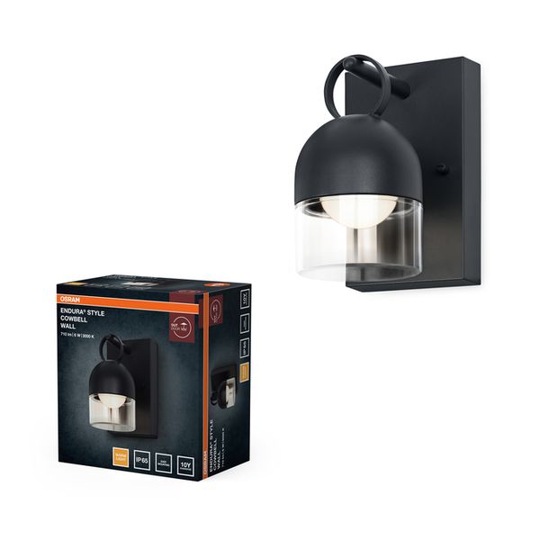 ENDURA® Style Cowbell IP65 Wall 6W Dark Grey - , изображение 2