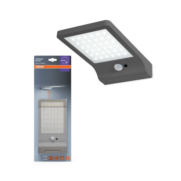 DoorLED Solar Sensor 4000K Silver - , изображение 2