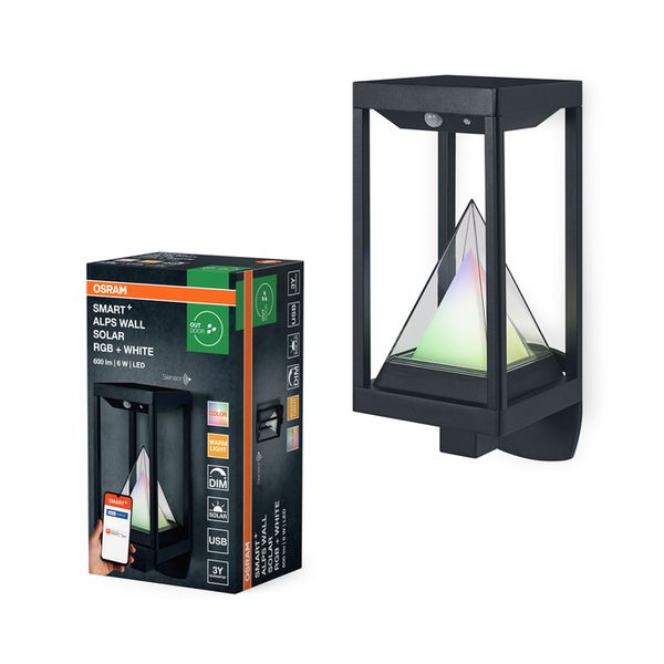 SMART+ BT ALPS Wall Solar RGB + W - , изображение 2