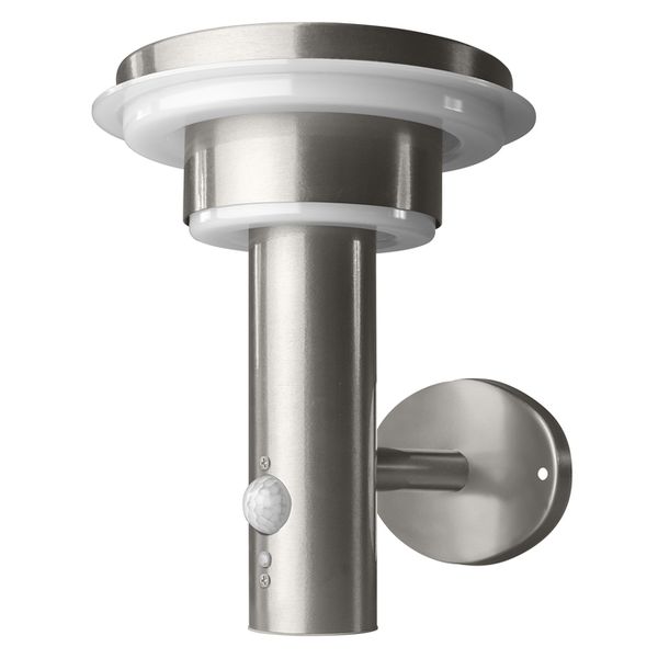 ENDURA Style Solar Wall Sensor Double Circle 6W Stainless Steel - 