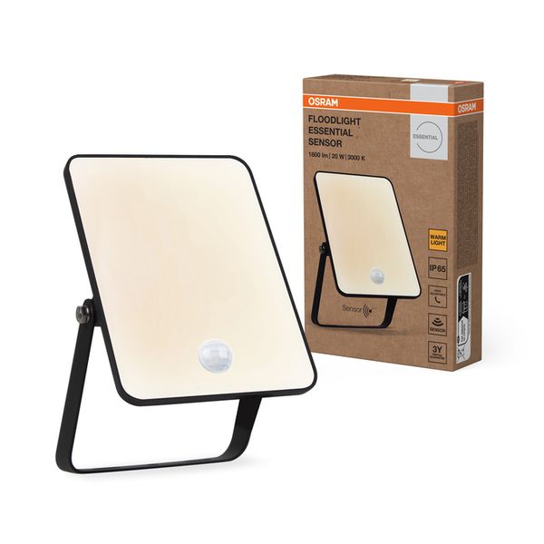 Floodlight Essential Sensor 20W 3000K - , изображение 5