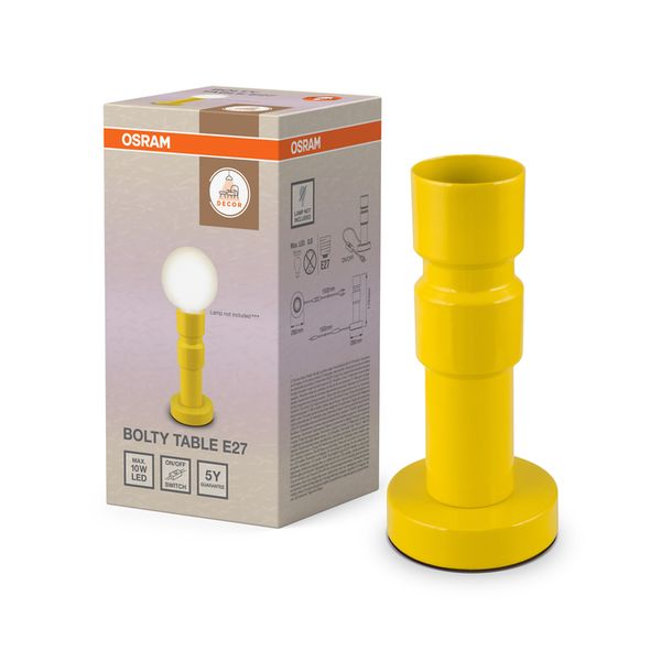 Decor Bolty Table E27 Yellow - , изображение 4