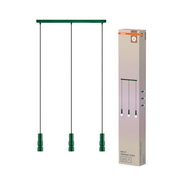 Decor Bolty Pendant 3xE27 Green - , изображение 4