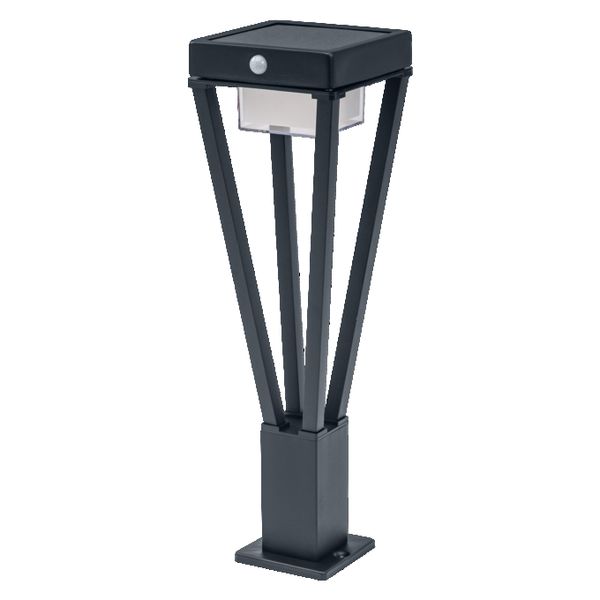 ENDURA Style Solar Bouquet 50cm Post Sensor 6W Black - 